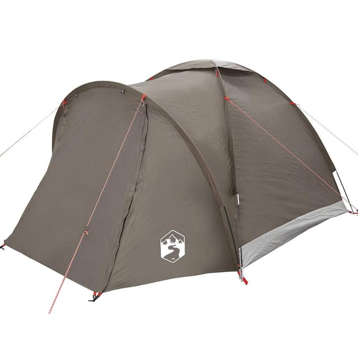 VIDAXL Tente de peche 2 personnes marron impermeable