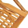 Voir la diapositive 5 : VIDAXL Ensemble a manger de jardin 5 pcs Bois de teck massif