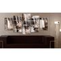 Voir la diapositive 2 : Paris Prix Tableau sur Verre Acrylique  Platinum Map
