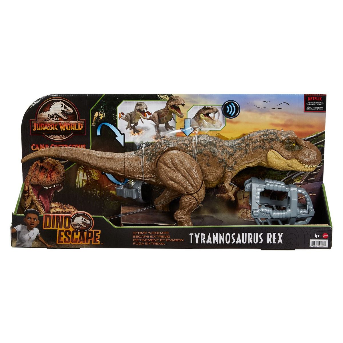 MATTEL Figurine dinosaure T.Rex Furie Suprême - Jurassic World