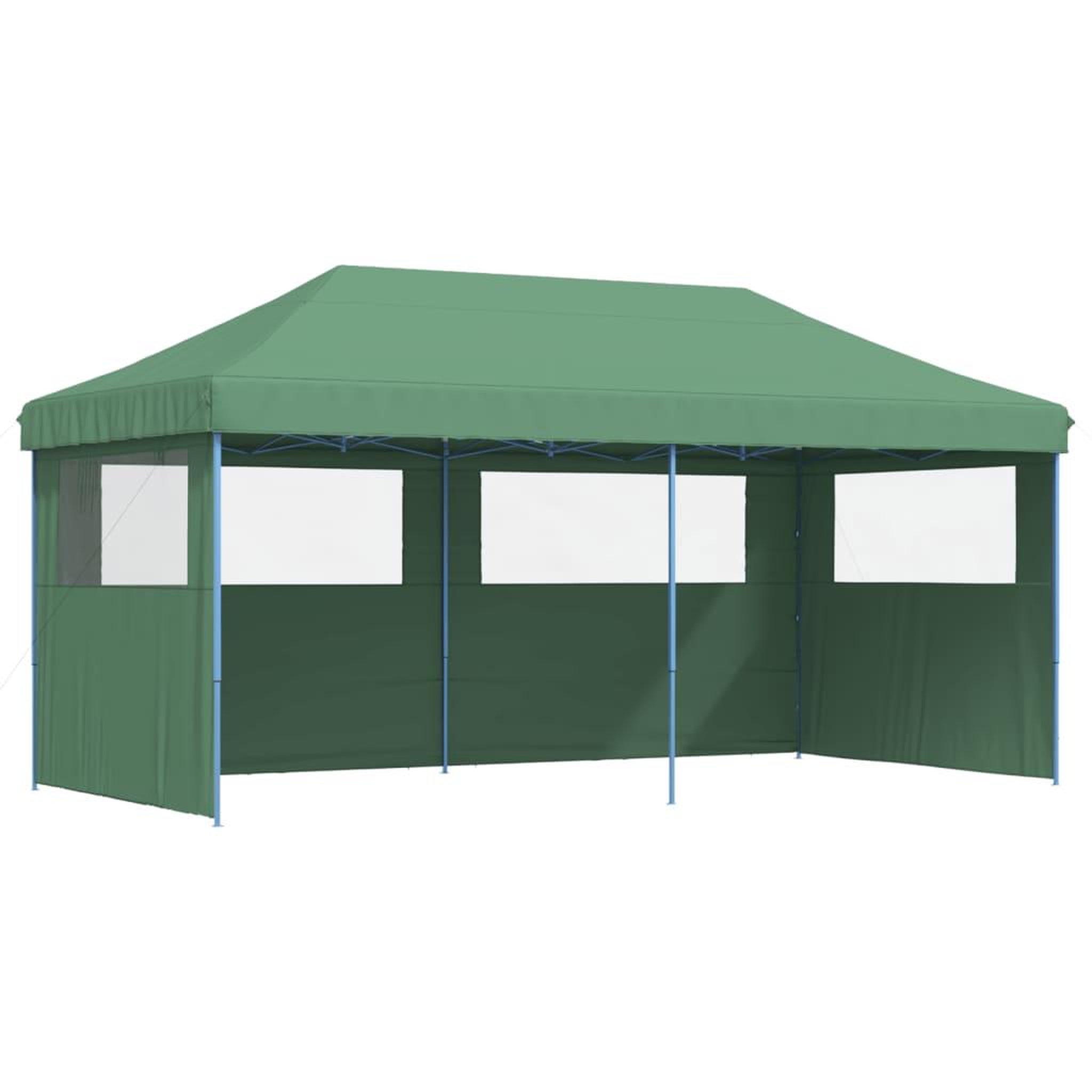 Voir la diapositive 2 : VIDAXL Tente de reception pliable escamotable 3 parois laterales vert