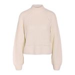 NOISY MAY Pull en Maille  Femme Noisy May Tessa High Neck. Coloris disponibles : Blanc