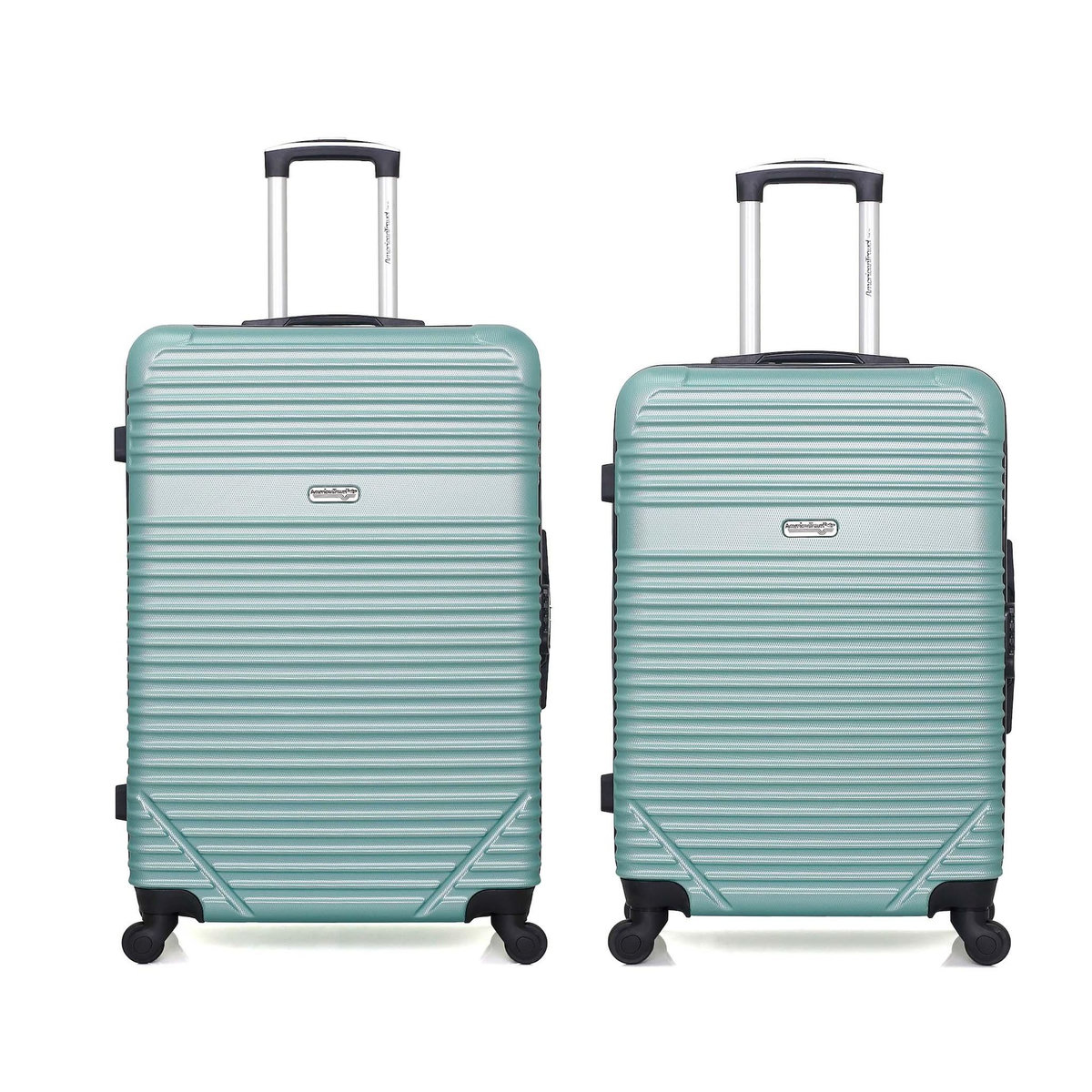 AMERICAN TRAVEL AMERICAN TRAVEL - Lot de 2 - Valise grand format et valise weekend MEMPHIS