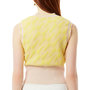 Voir la diapositive 2 : Lacoste Pull Sans Manche Beige/ Femme Lacoste Jacquard Graphic