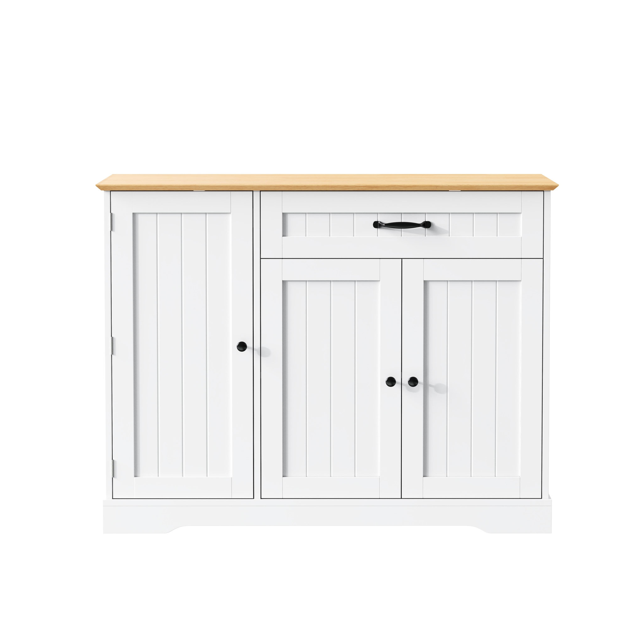 MERAX Buffet. Coloris disponibles : Noir, Marron, Blanc