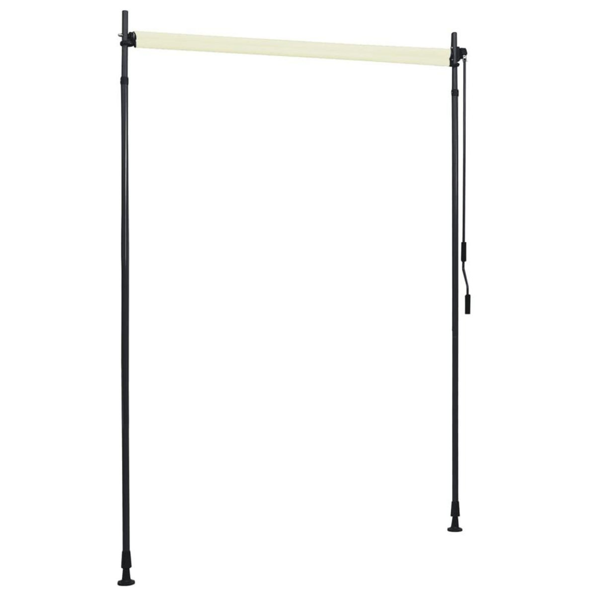 VIDAXL Store roulant d'exterieur 150 x 270 cm Creme