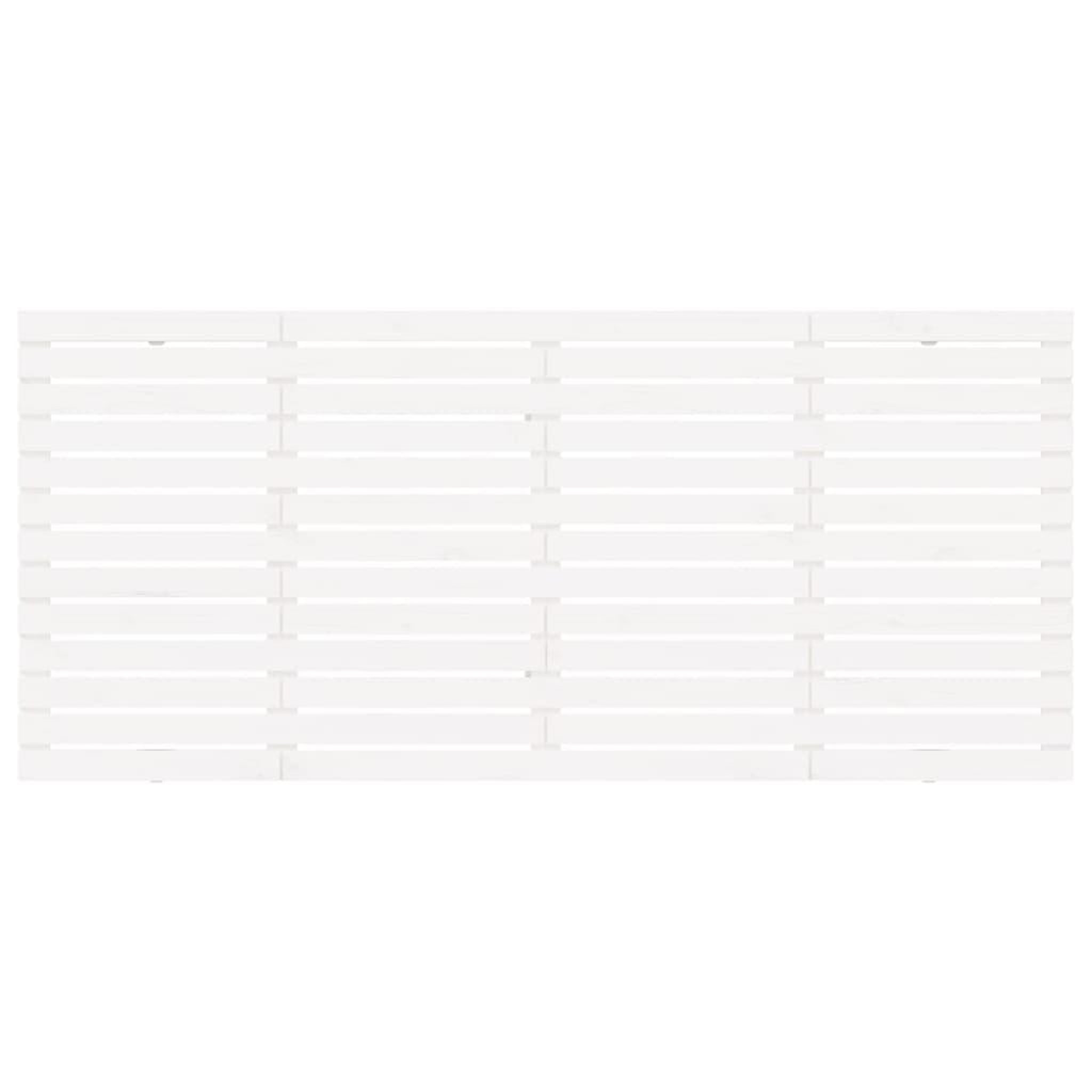 Voir la diapositive 4 : VIDAXL Tete de lit murale Blanc 166x3x91,5 cm Bois massif de pin