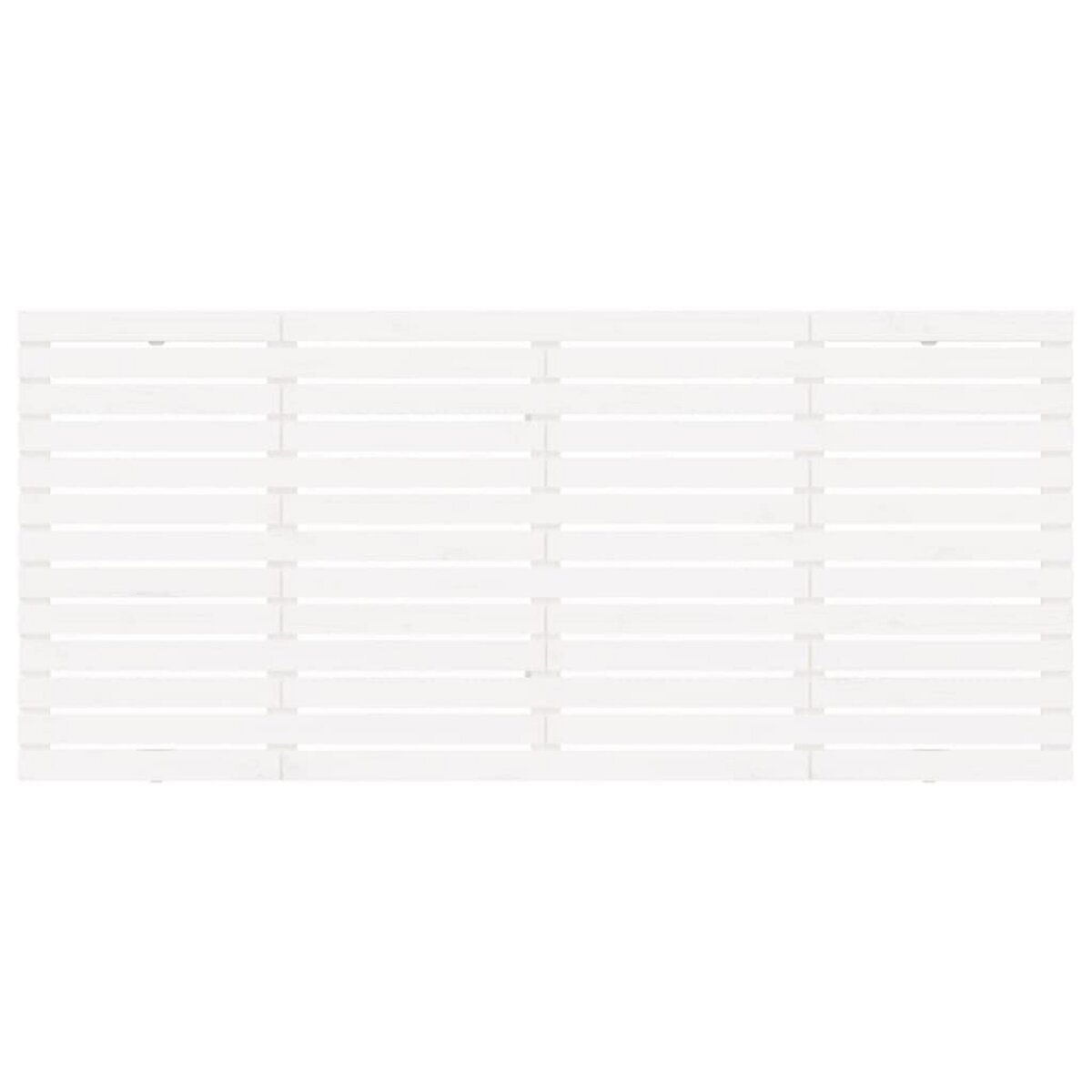 VIDAXL Tete de lit murale Blanc 166x3x91,5 cm Bois massif de pin