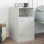 Voir la diapositive 1 : VIDAXL Table de chevet blanc 34,5x39x62 cm acier