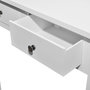 Voir la diapositive 5 : VIDAXL Table de console et coiffeuse avec 2 tiroirs Blanc