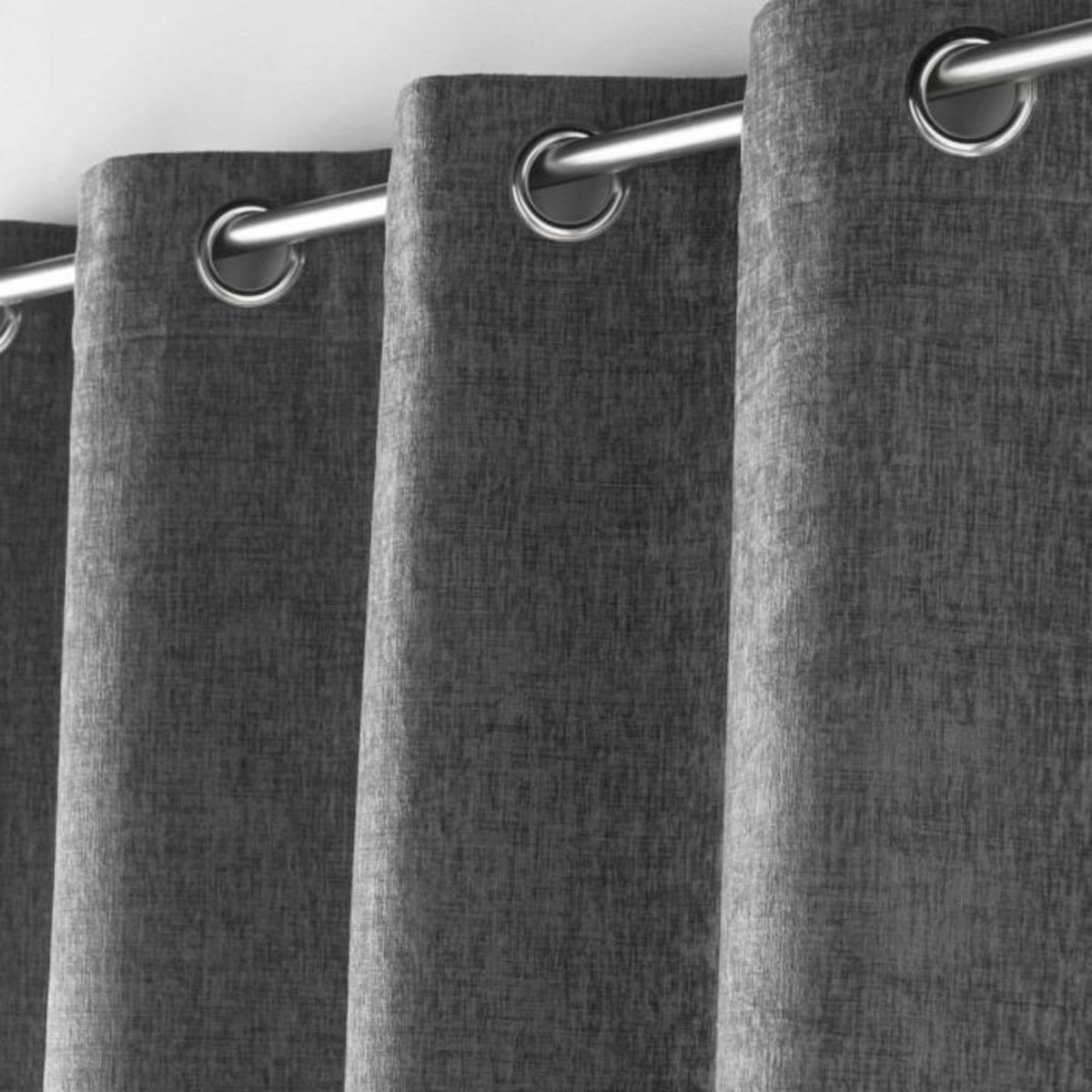 Paris Prix Rideau à Œillets en Velours  Verra  140x260cm Anthracite