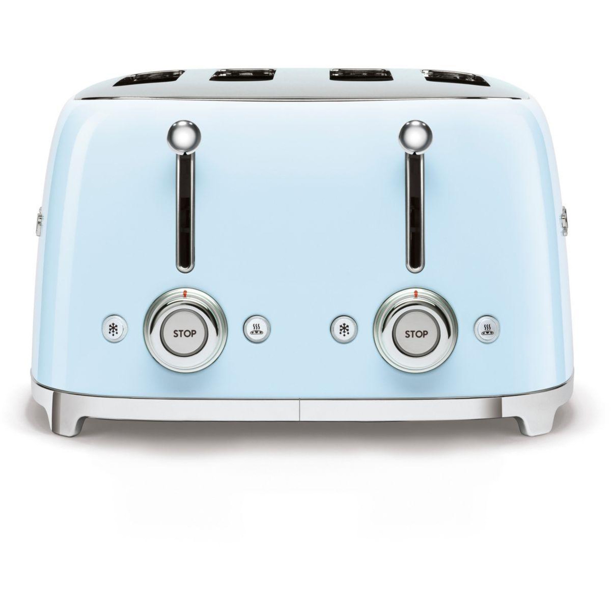 Voir la diapositive 3 : SMEG Grille-pain tsf03pbeu bleu azur