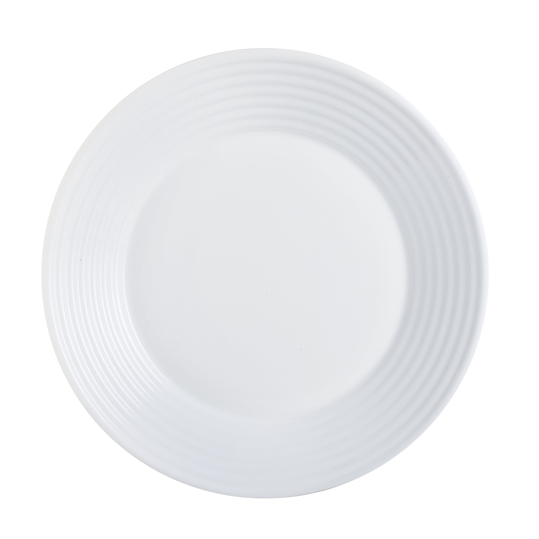 Voir la diapositive 2 : LUMINARC Service d'assiettes 18 pièces en opale HARENA Blanc