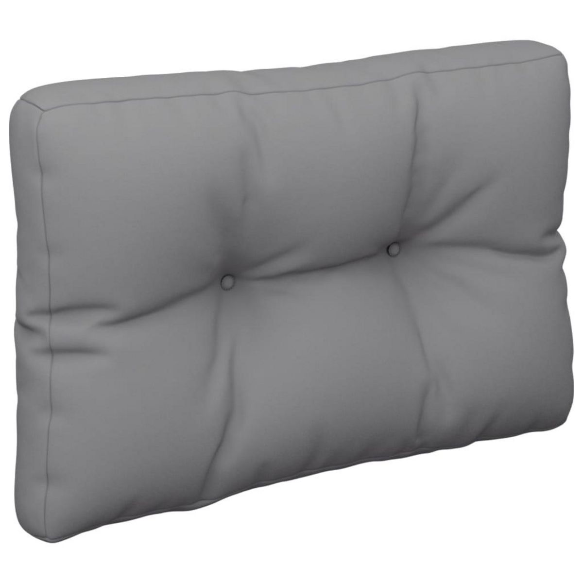 VIDAXL Coussins de palette lot de 2 gris tissu