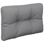Voir la diapositive 5 : VIDAXL Coussins de palette lot de 2 gris tissu