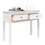 Voir la diapositive 5 : VIDAXL Table console Blanc 100x35x75 cm Bois massif de pin