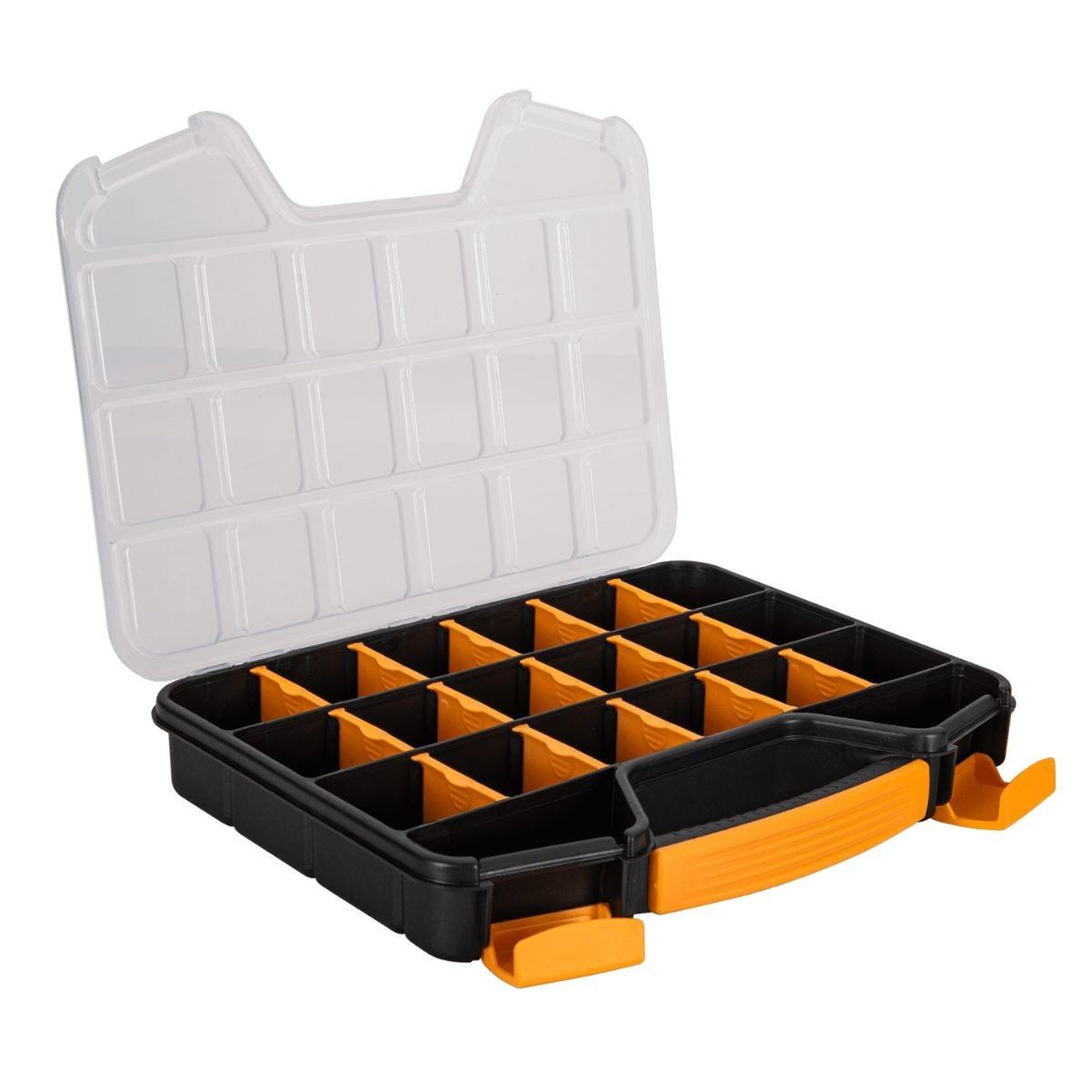 VITO Boîte de rangement 20 compartiments amovibles - organiseur transparent multifonction pour petites pièces vis, boulons vito
