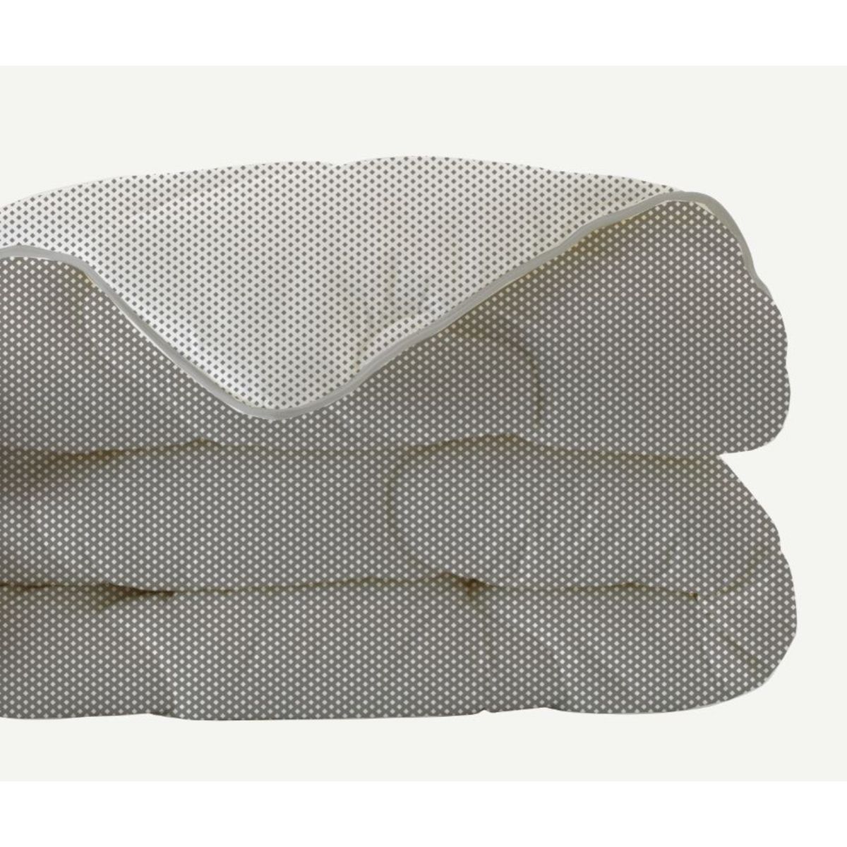 ACTUEL Couette chaude en microfibre imprimée motifs losanges 300 g/m²