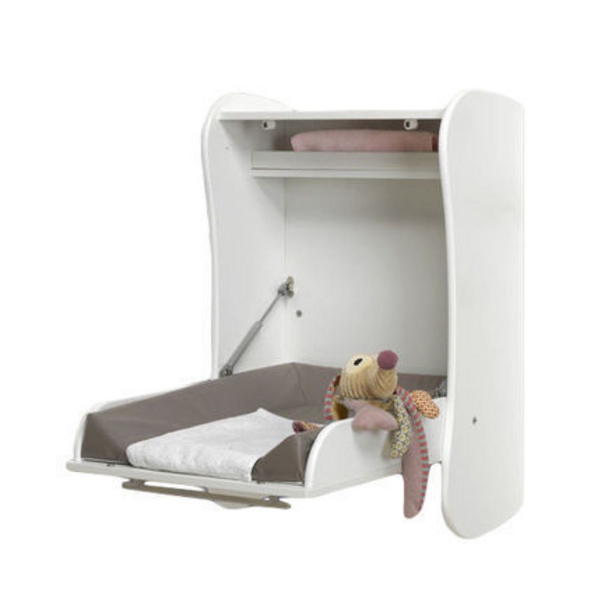 Table à langer Murale - Coloris blanc