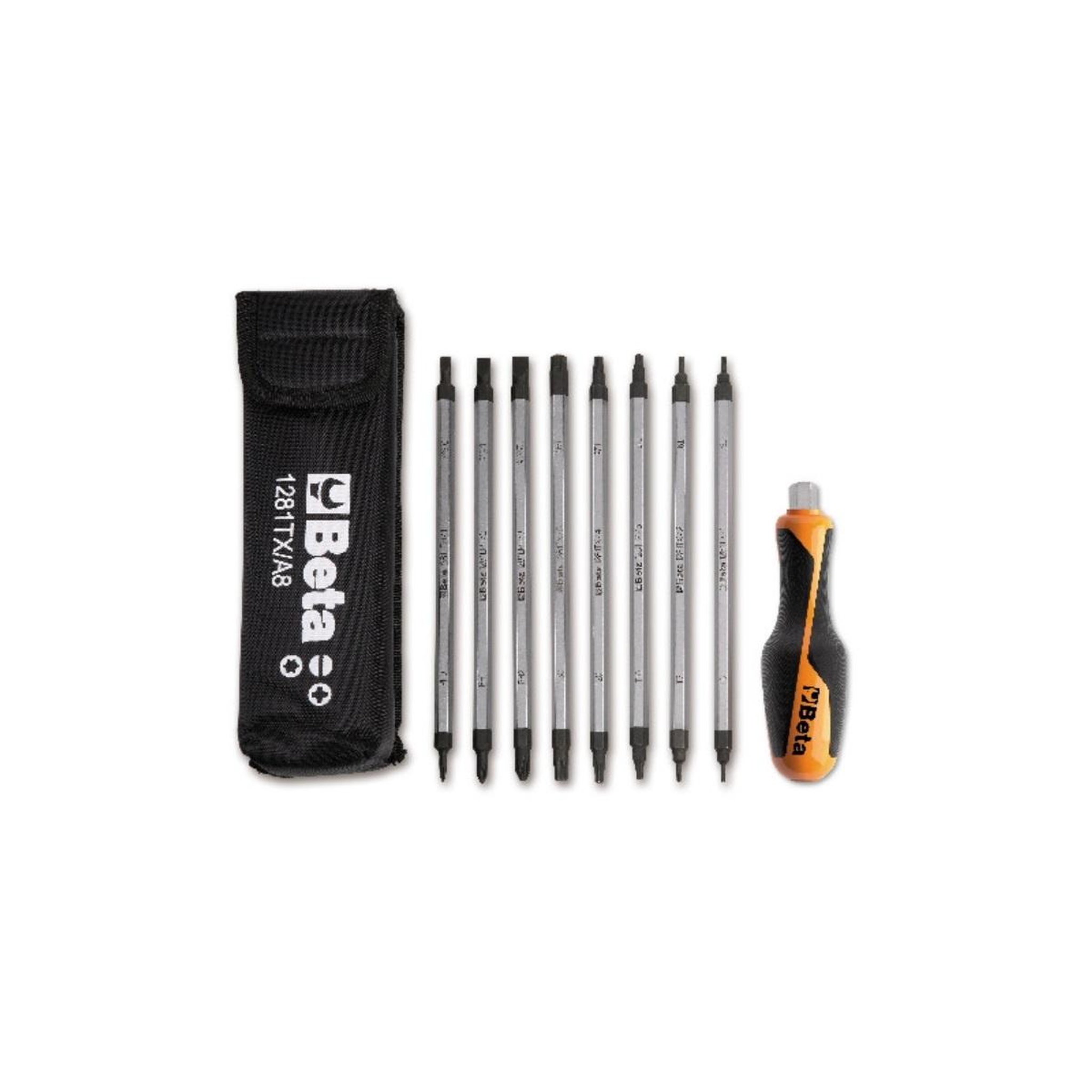 Beta Trousse de 8 tournevis lames réversibles - 012810530