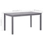 Voir la diapositive 6 : VIDAXL Table de jardin Delavage gris 140x80x74 cm Bois d'acacia massif