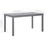 Voir la diapositive 6 : VIDAXL Table de jardin Delavage gris 140x80x74 cm Bois d'acacia massif