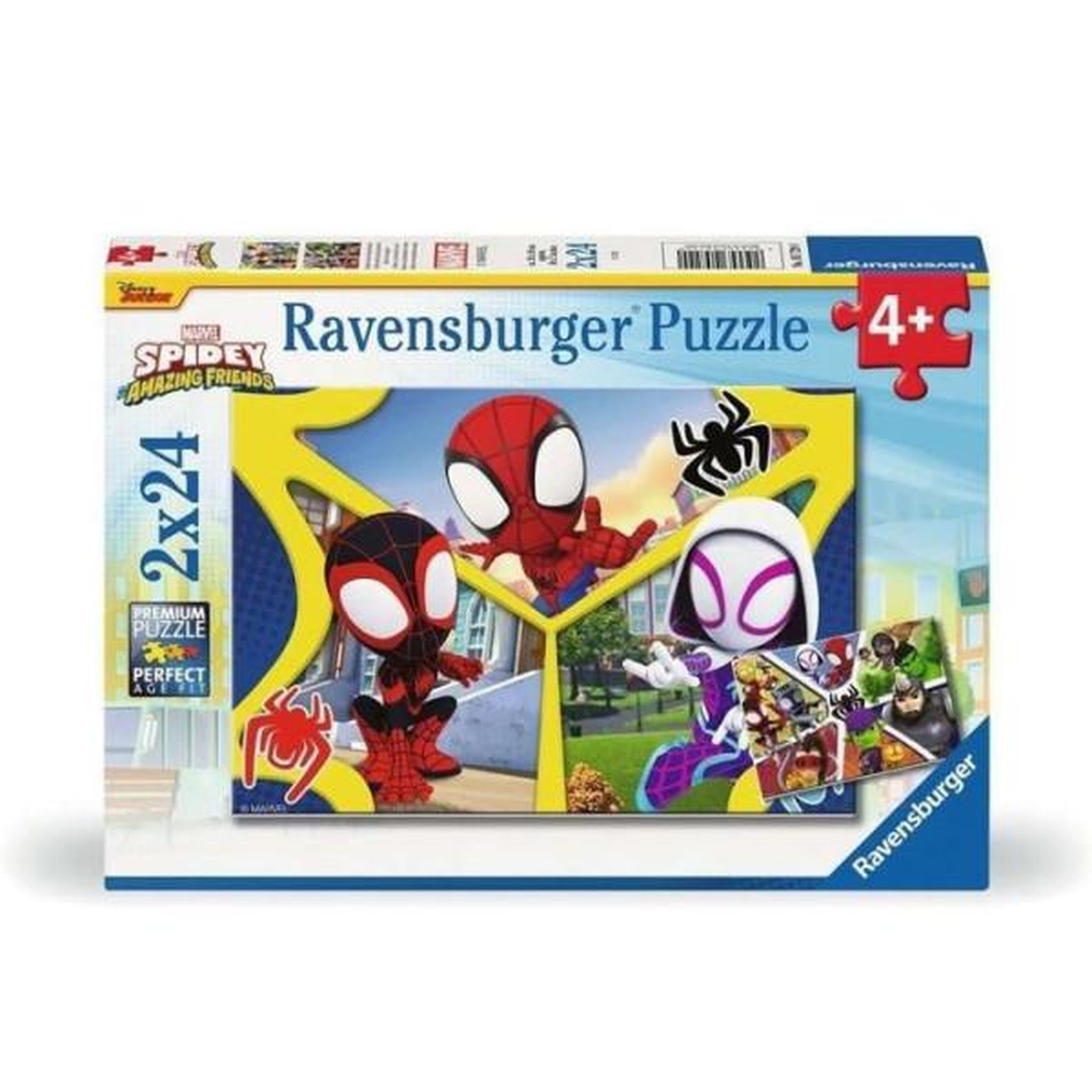 Voir la diapositive 2 : RAVENSBURGER Puzzle 2x24 pieces spidey & compagnie - des 4 ans ravensburger