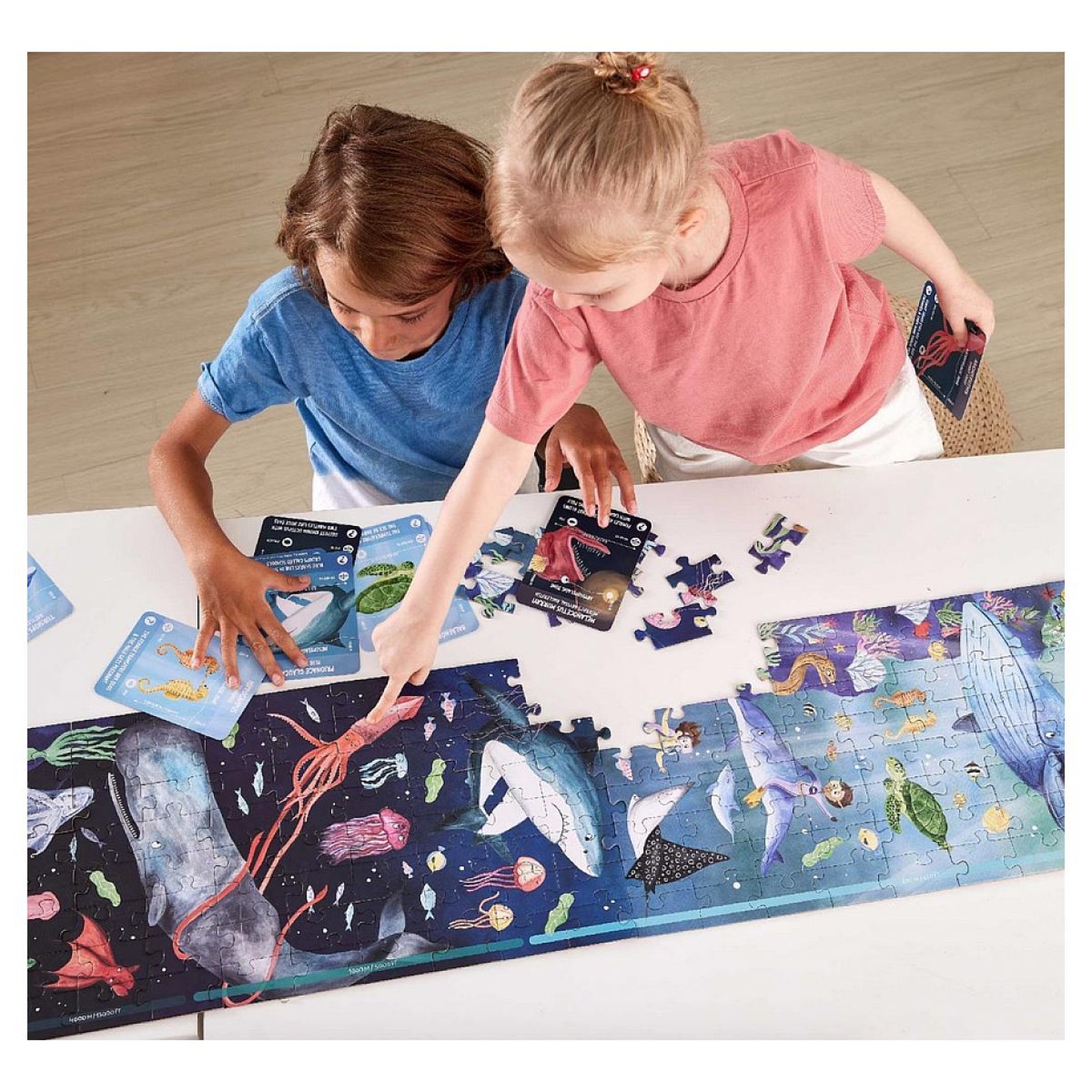 Voir la diapositive 3 : Hape Puzzle geant Ocean brille dans le noir