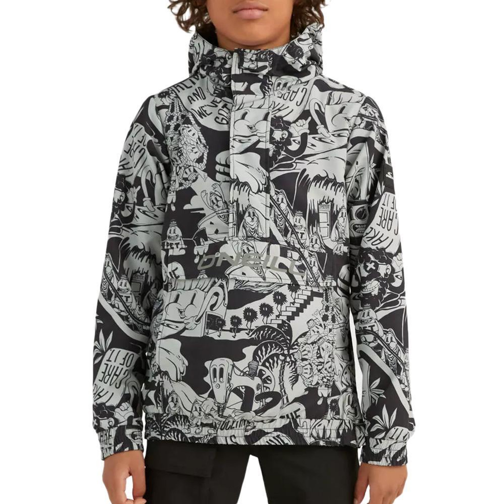 O'NEILL Veste Gris/ Garçon O'Neill Rutile Anorak. Coloris disponibles : Noir