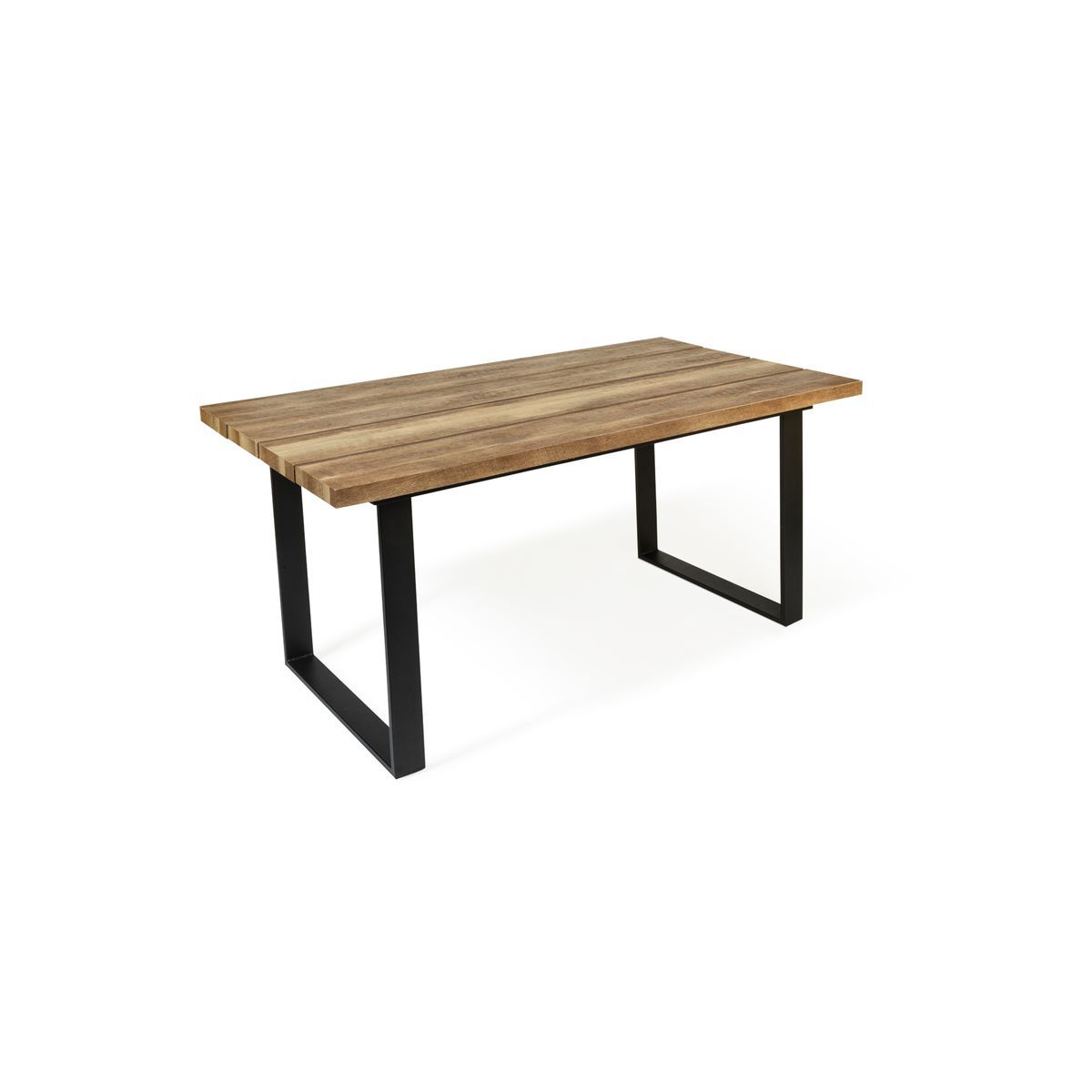 Table à manger bois et métal 160 cm PEYTON