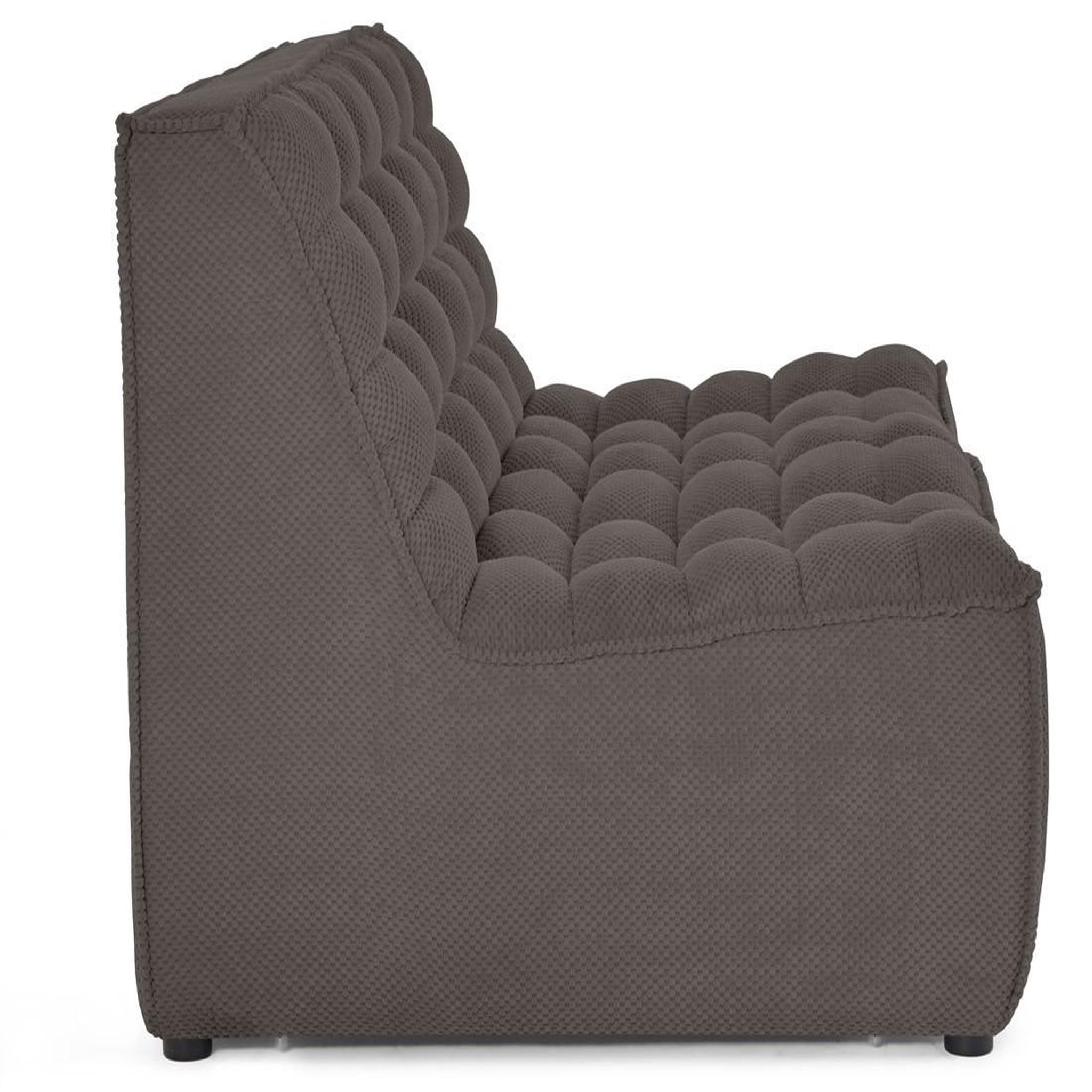 Voir la diapositive 6 : LISA DESIGN Ellie - canapé 2 places en velours texturé
