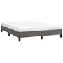 Voir la diapositive 3 : VIDAXL Cadre de lit sans matelas gris 140x190 cm similicuir