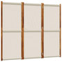 Voir la diapositive 2 : VIDAXL Cloison de separation 3 panneaux gris clair 210x180 cm