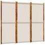 Voir la diapositive 2 : VIDAXL Cloison de separation 3 panneaux gris clair 210x180 cm