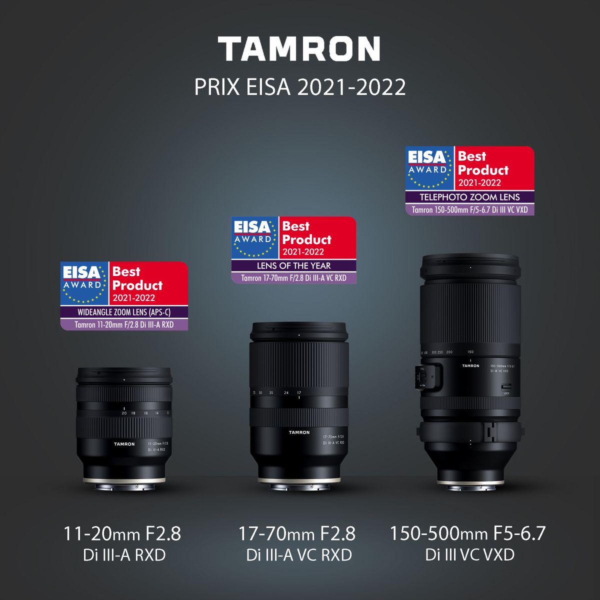 Voir la diapositive 5 : Tamron Objectif pour hybride 150-500mm f5-6.7 di iii vc vxd sony fe