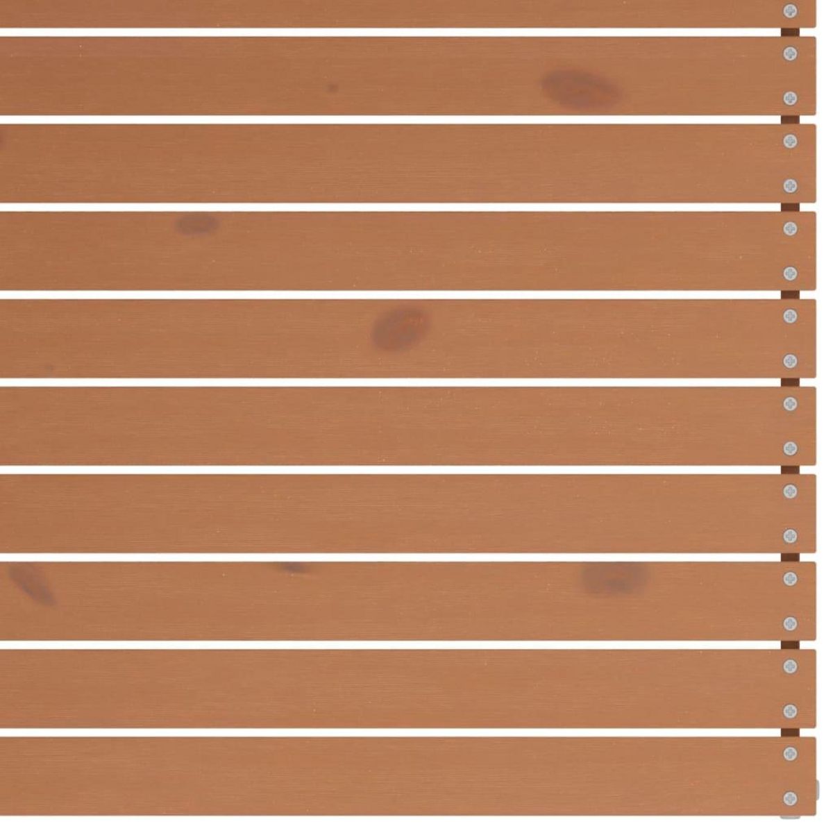 VIDAXL Salon de jardin 8 pcs Marron miel Bois de pin massif