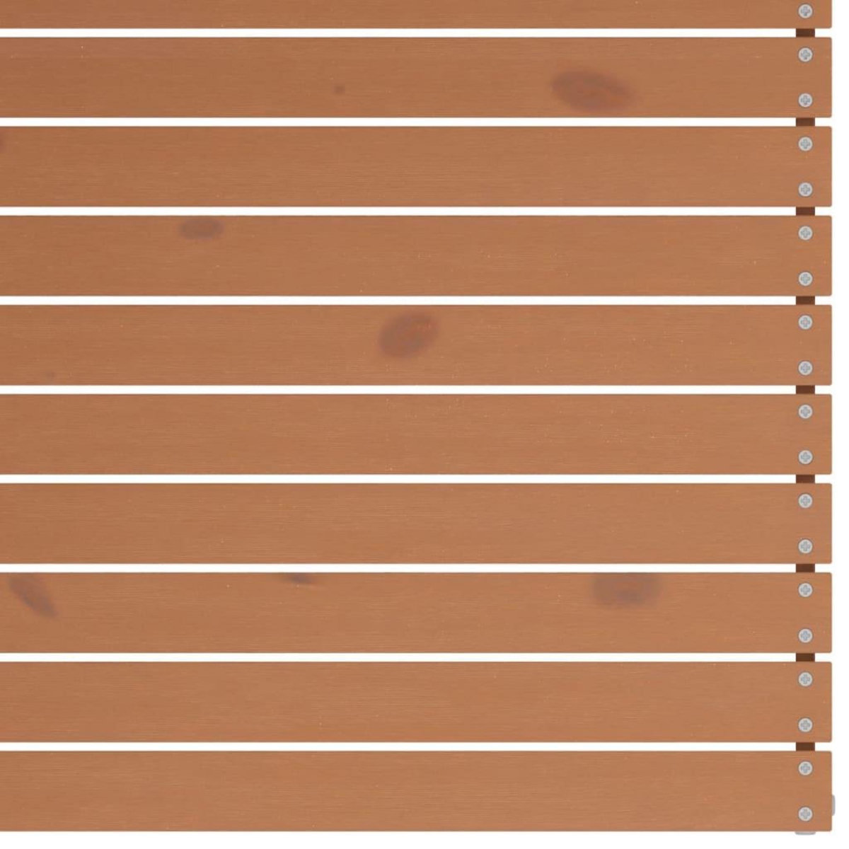 VIDAXL Salon de jardin 8 pcs Marron miel Bois de pin massif