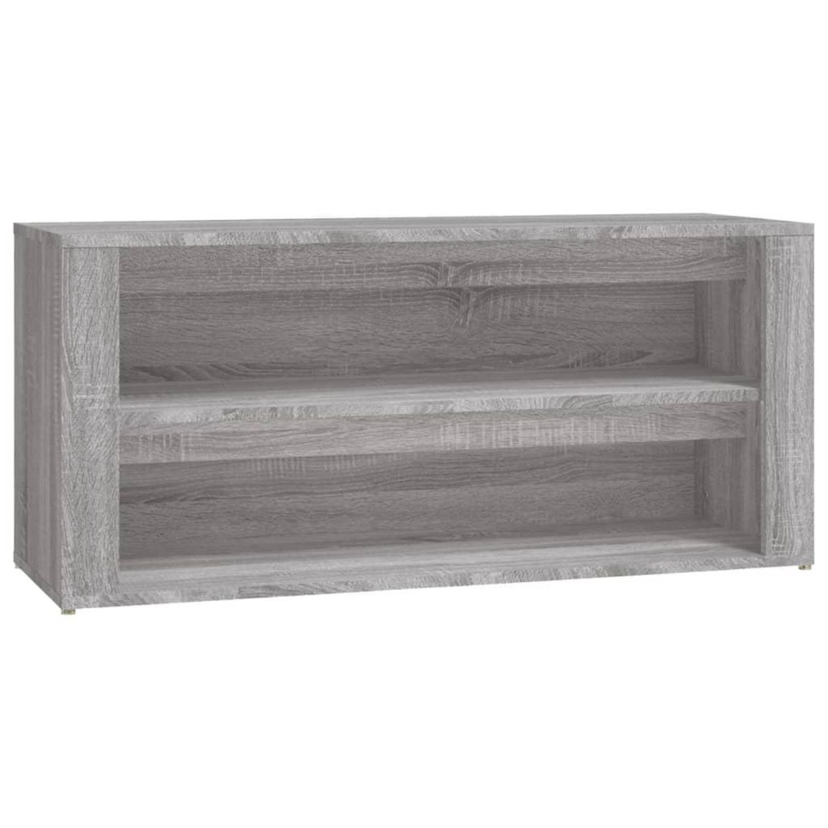 VIDAXL Etagere a chaussures Sonoma gris 100x35x45 cm Bois d'ingenierie