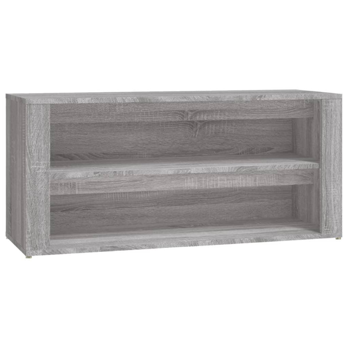 VIDAXL Etagere a chaussures Sonoma gris 100x35x45 cm Bois d'ingenierie