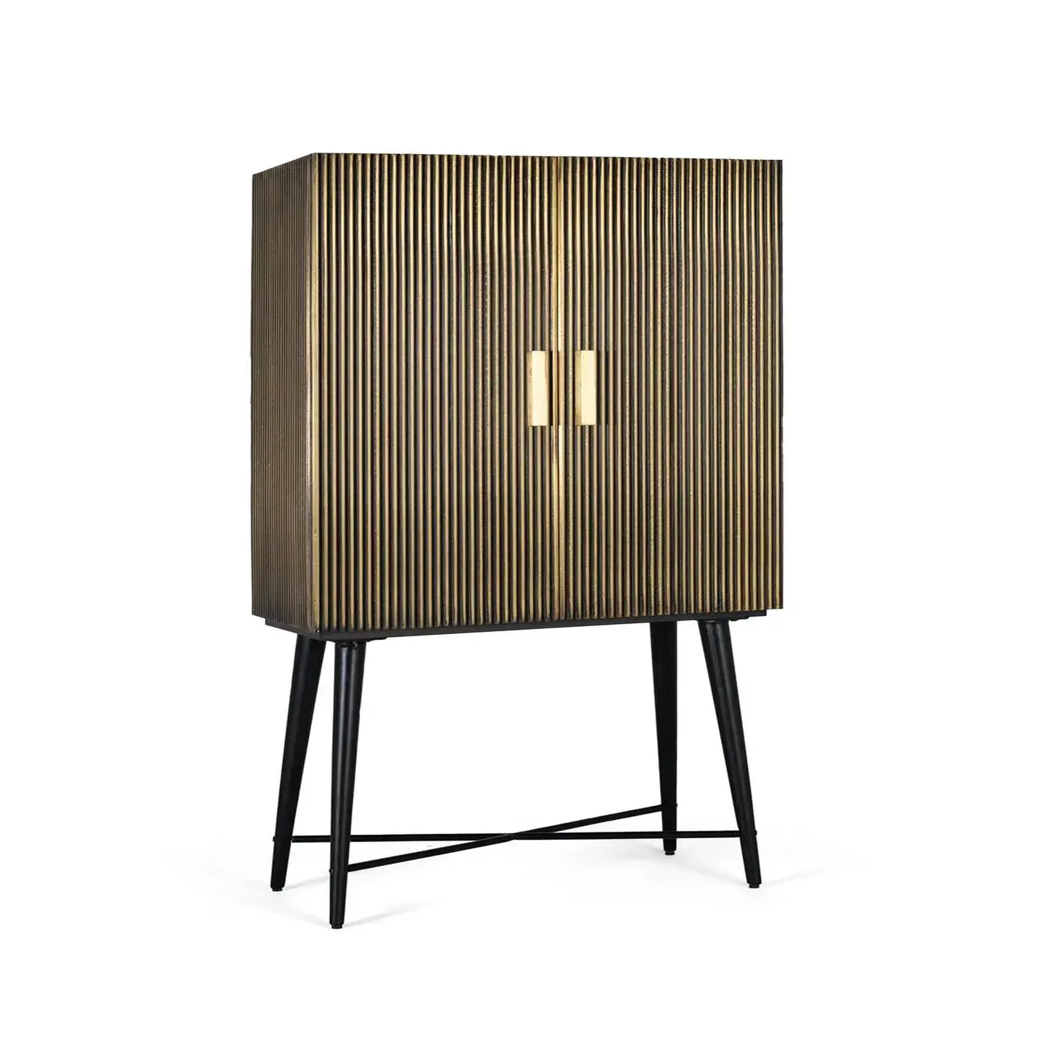 Voir la diapositive 2 : GINER Y COLOMER SL Vaisselier en bois de manguier 85 cm style classique moderne