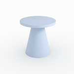 Rendez vous déco Table d'appoint de jardin en métal bleu pastel D45 cm -Azuri