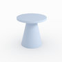 Voir la diapositive 1 : Rendez vous déco Table d'appoint de jardin en métal bleu pastel D45 cm -Azuri