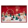 Voir la diapositive 2 : ATMOSPHERA Plateau de Service  Soir de Noël  45cm Rouge