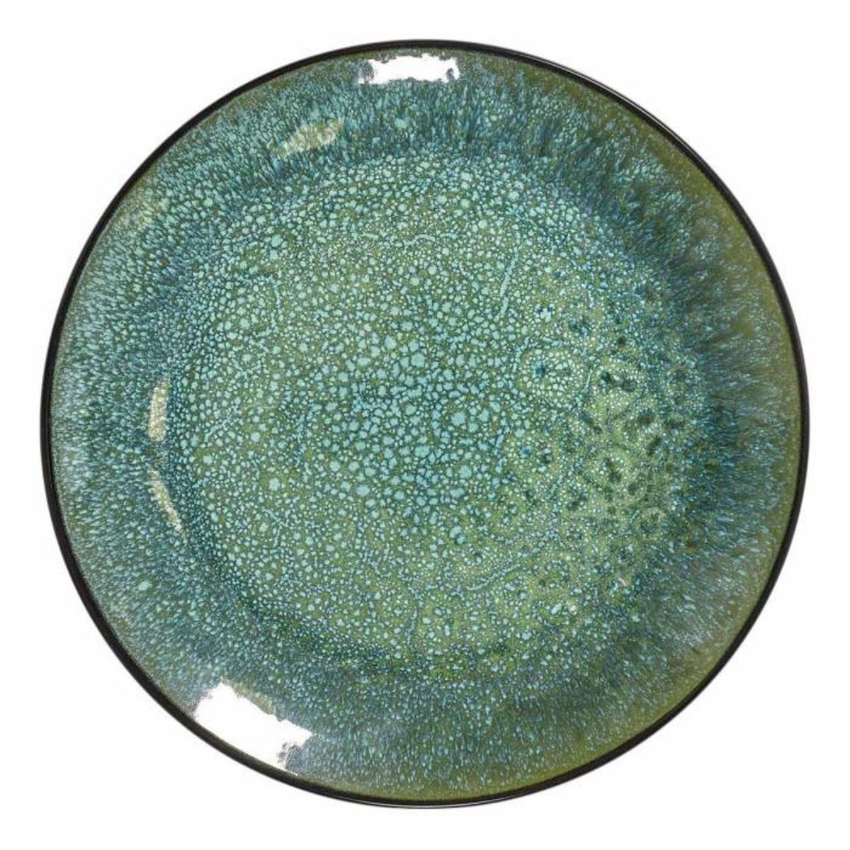 Paris Prix Lot de 6 Assiettes Plates  Elia  27cm Vert