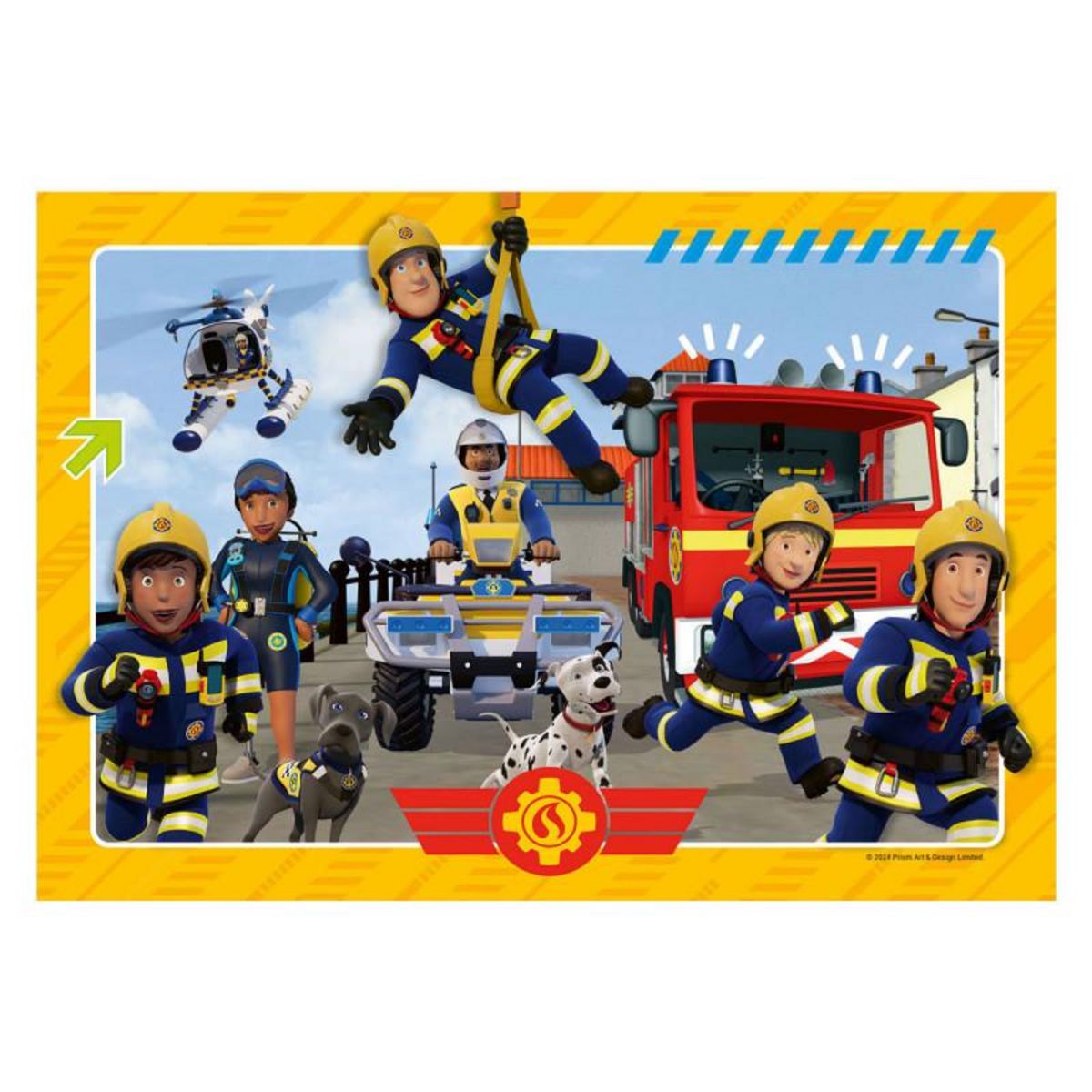 RAVENSBURGER Ravensburger - Jigsaw puzzle Fireman Sam, 2x12pcs. 120010319
