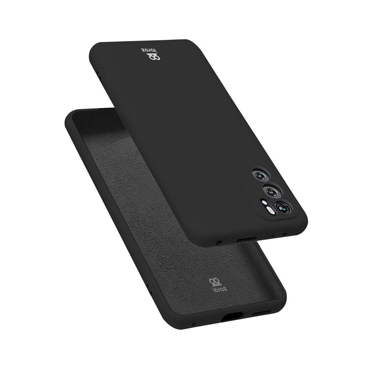 IBROZ Coque Oppo Reno 6 Silicone noir