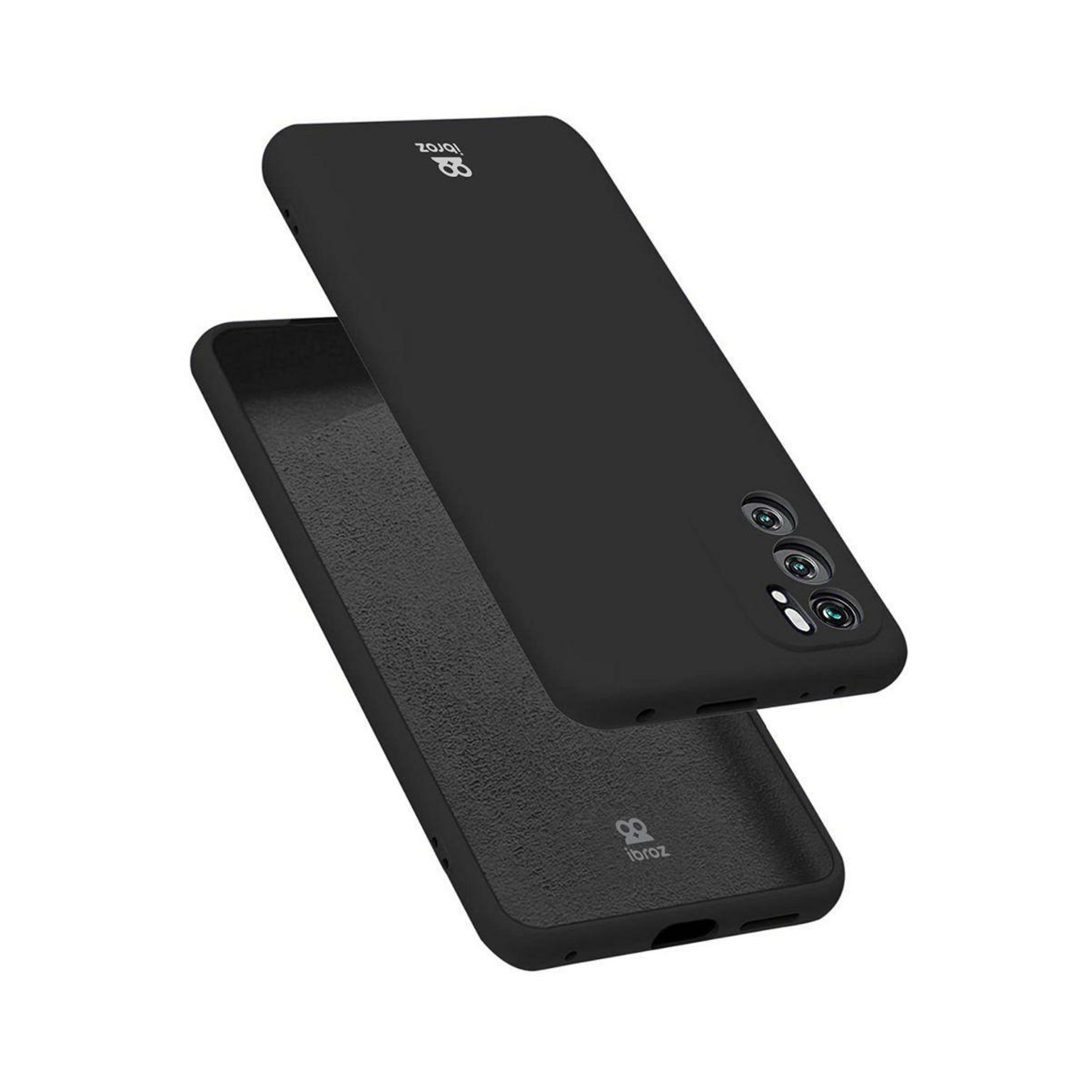 IBROZ Coque Oppo Reno 6 Silicone noir