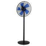 Taurus Alpatec Ventilateur sur pied 45cm 60w 3 vitesses noir - boreal 16c elegance