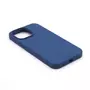CASYX Coque iPhone 15 Plus Magsafe sill. Bleu Cobalt