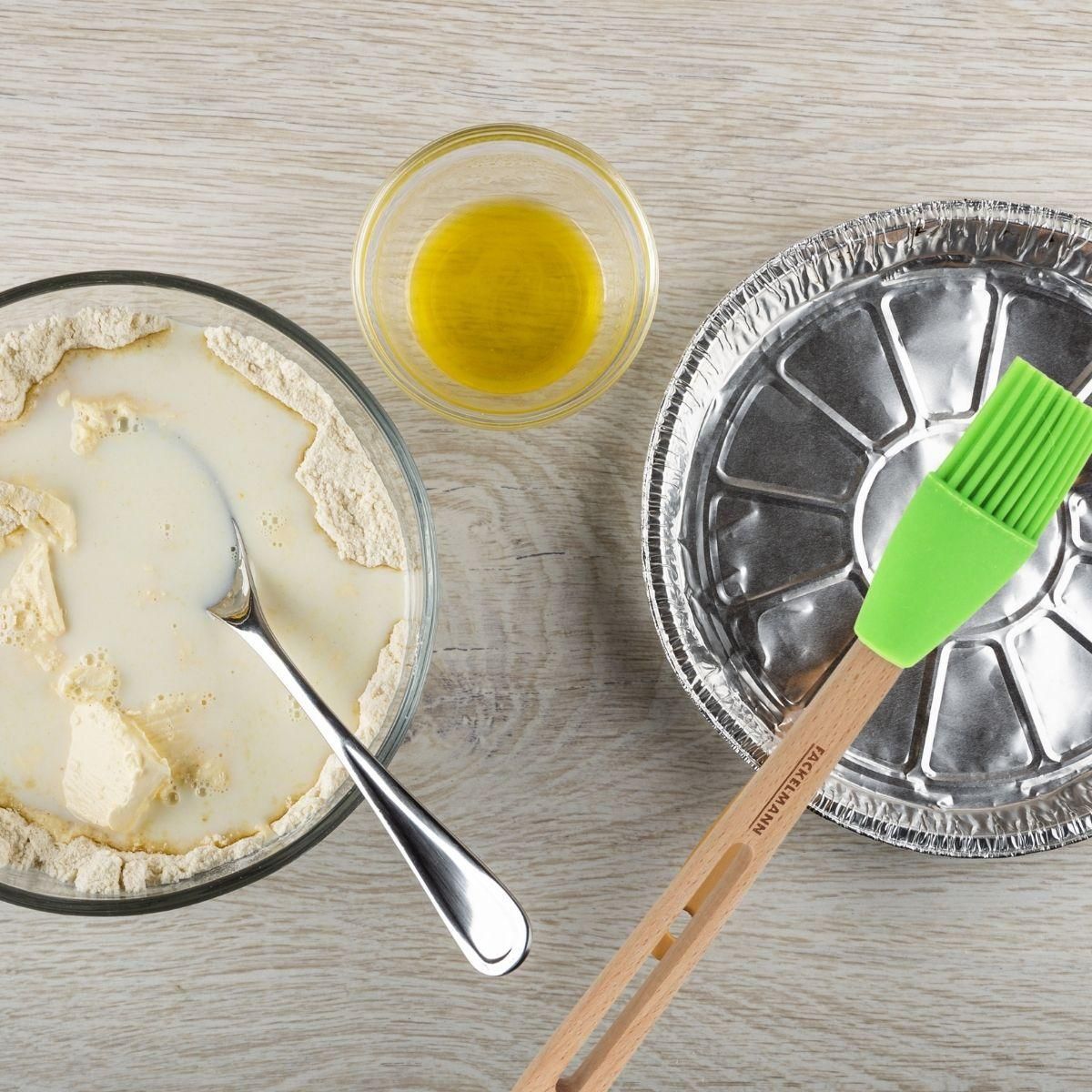 Fackelmann Pinceau de cuisine et de pâtisserie 26 cm en poils silicone Fackelmann Nature